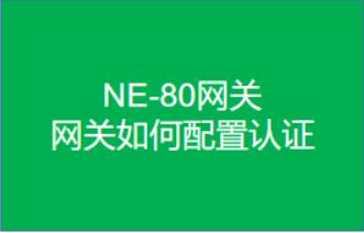 网关如何配置认证视频教程